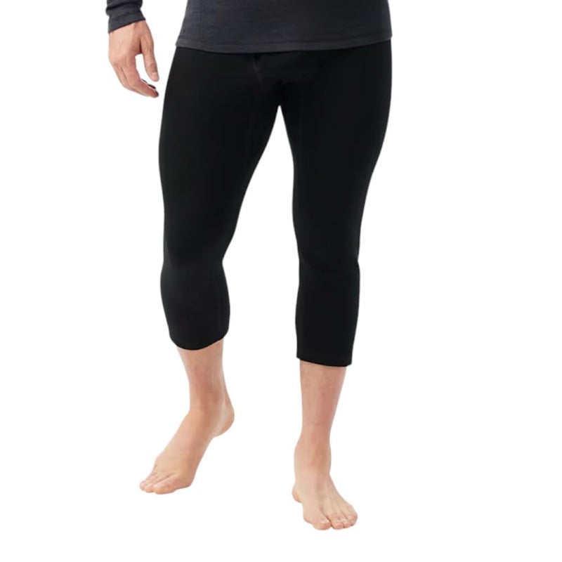 SmartWool سمارت وول SW016365001M سروال أساسي للرجال من مريينو 250 3/4 أسود M - Image 1